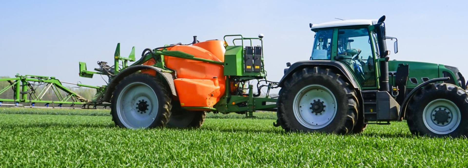 Tractor op het land